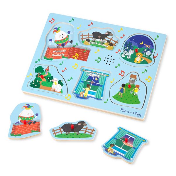 Melissa & Doug Old MacDonald's Farm Song Puzzle - 8 Pieces