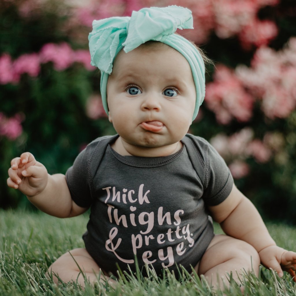 Thick Thighs & Pretty Eyes Bodysuit