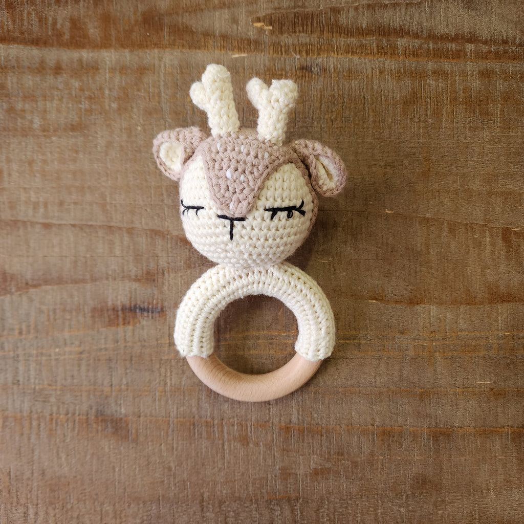 Crocheted Animal Rattle