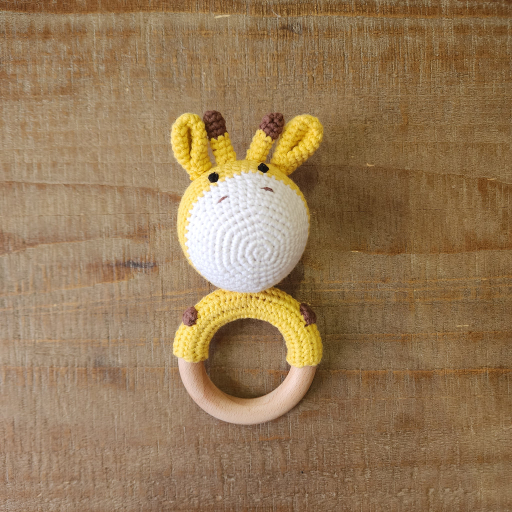 Crocheted Animal Rattle