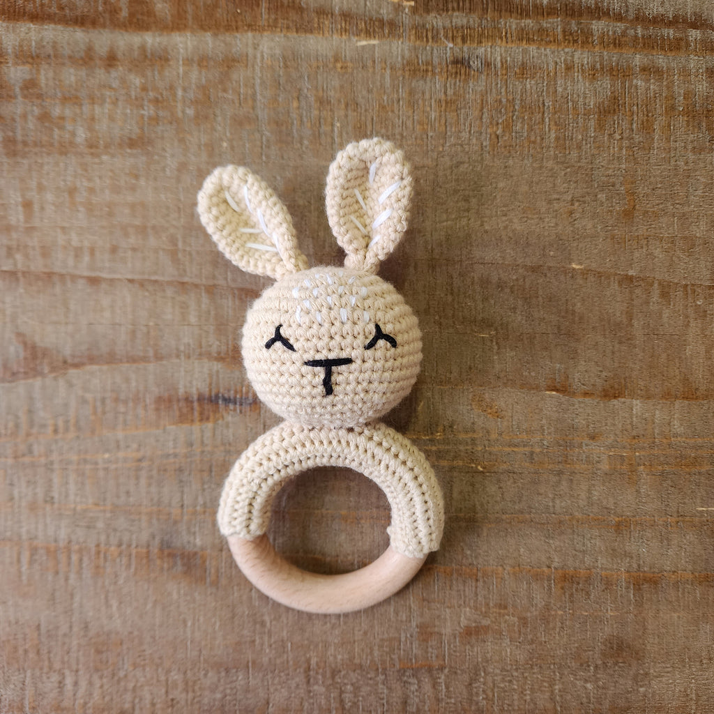 Crocheted Animal Rattle