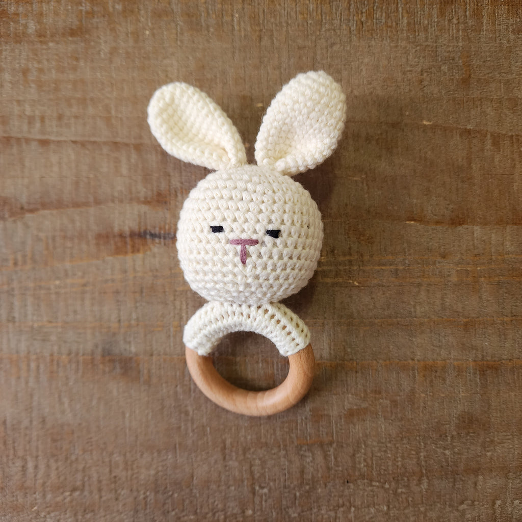 Crocheted Animal Rattle