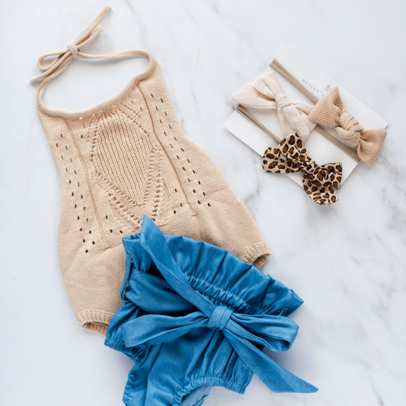 Drake Crochet Halter Romper