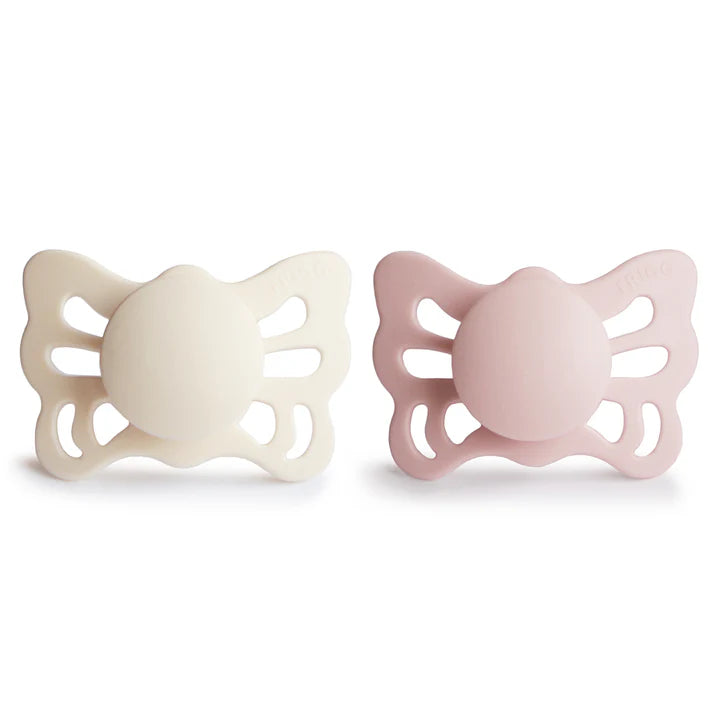 2-Pack Butterfly Anatomical Silicone Pacifier