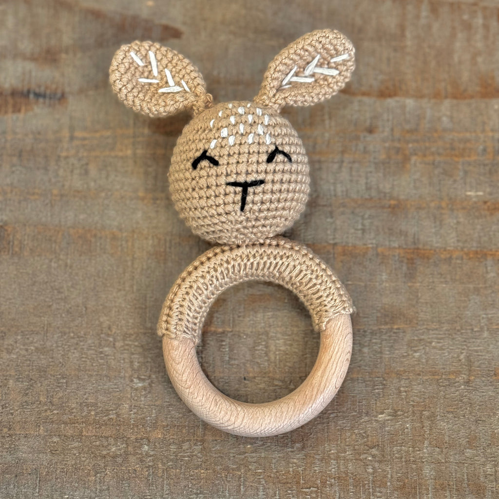 Crocheted Animal Rattle