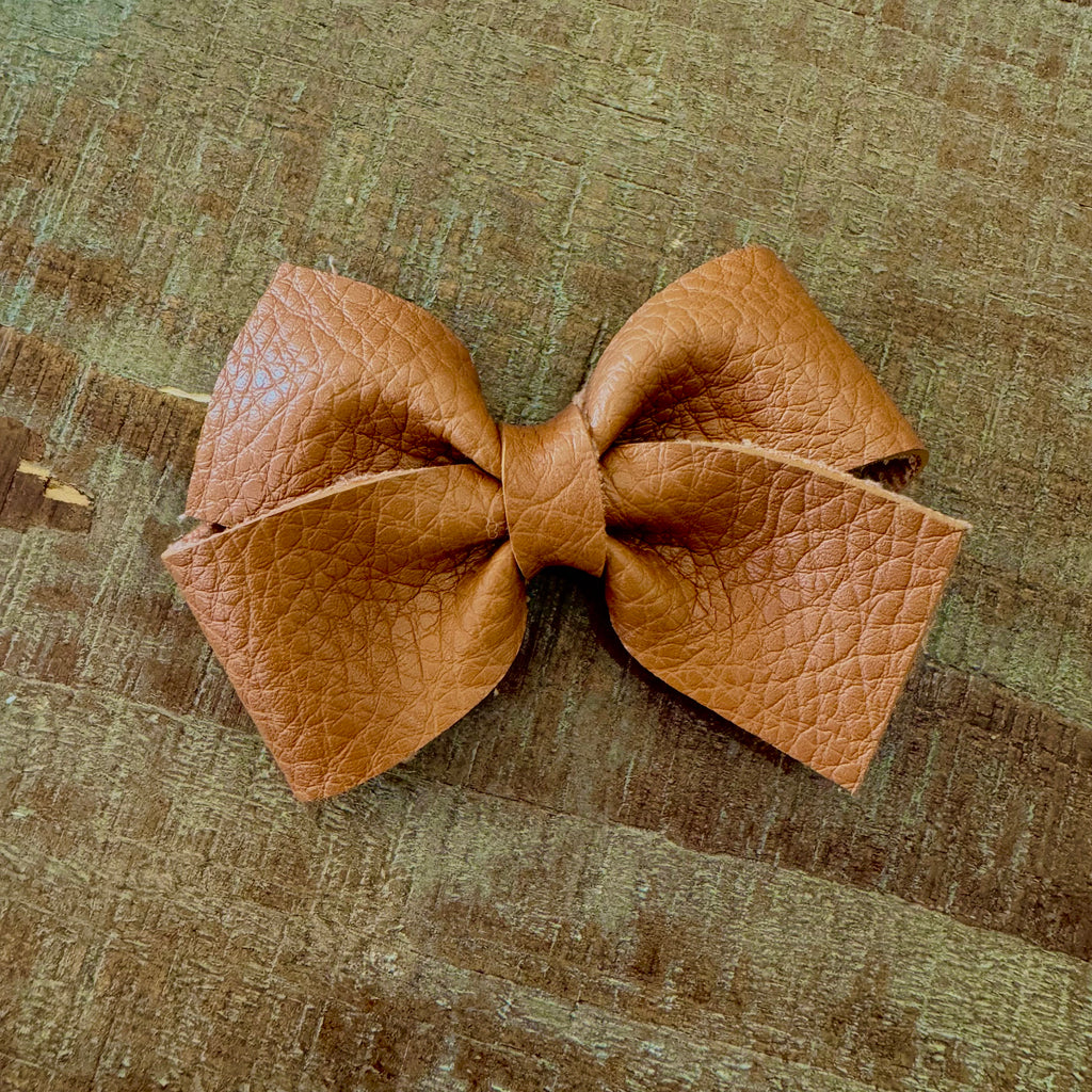 Pleather Bows