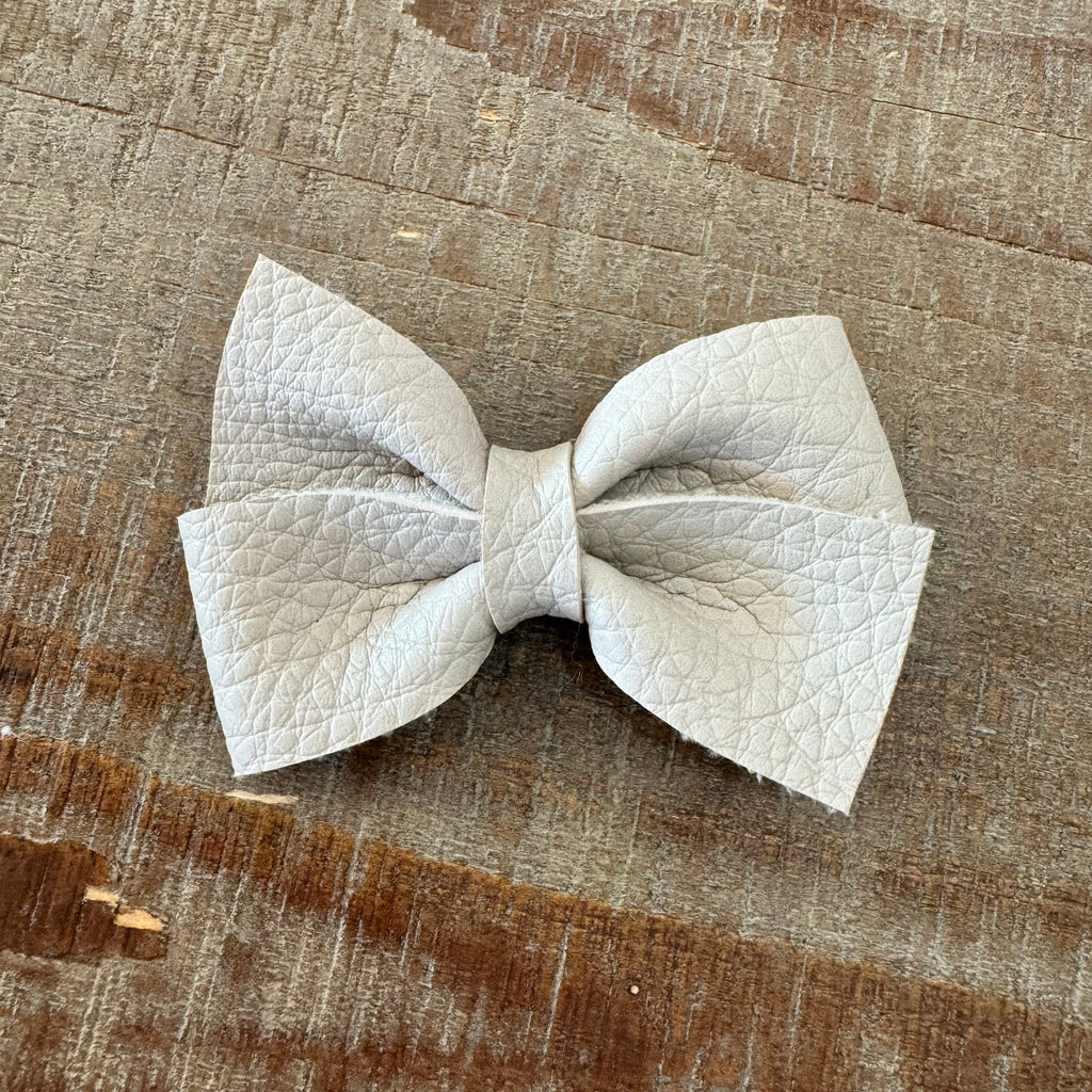 Pleather Bows