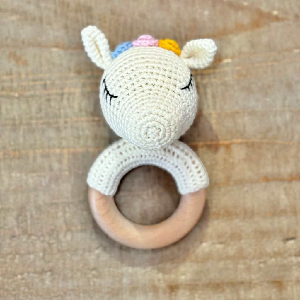 Crocheted Animal Rattle