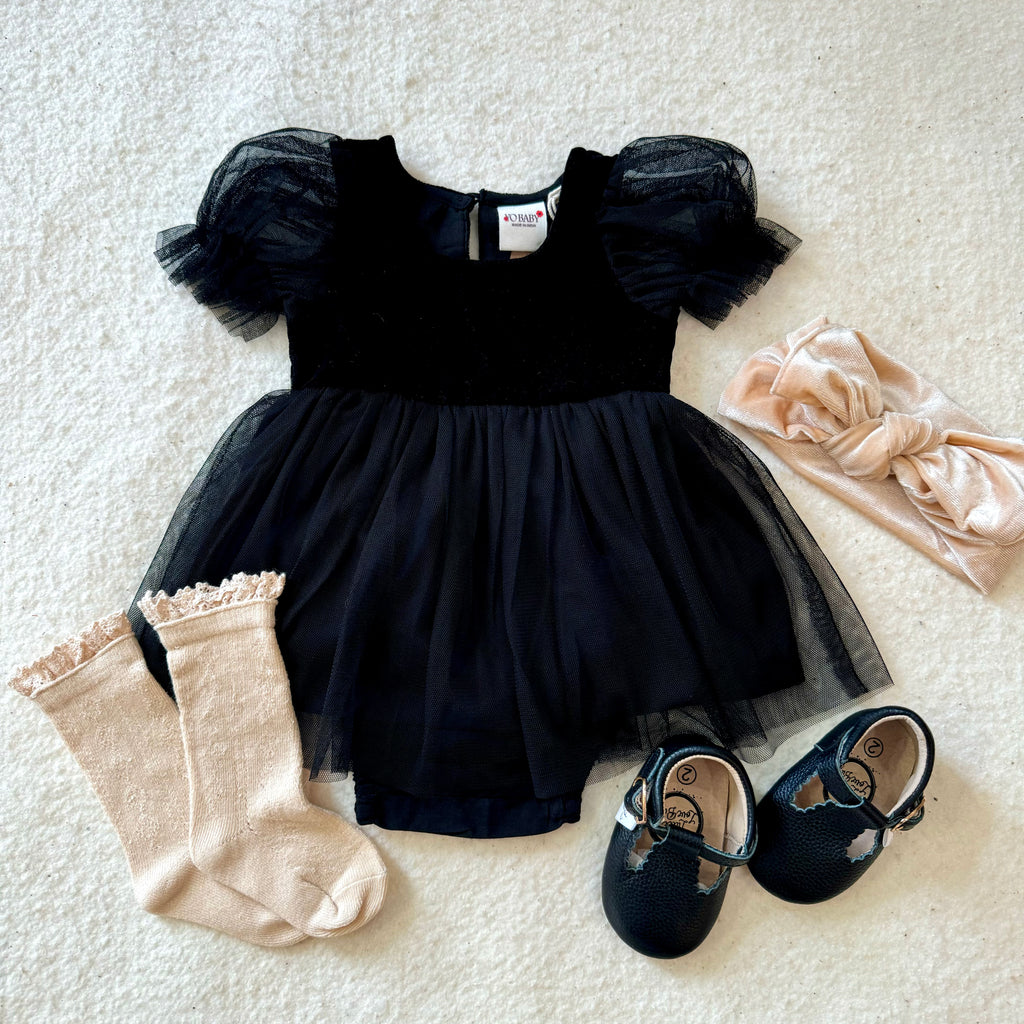 Velvet and Tulle Dress