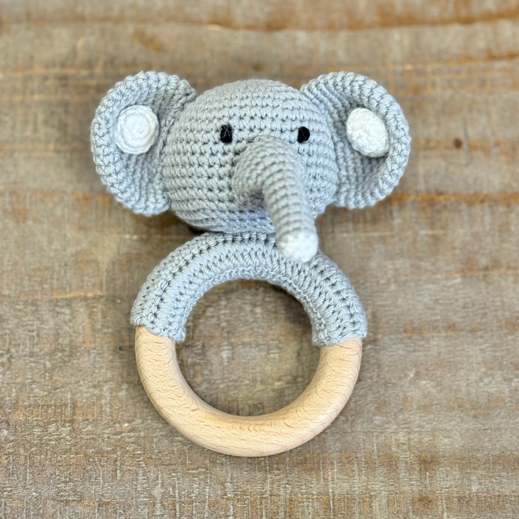 Crocheted Animal Rattle