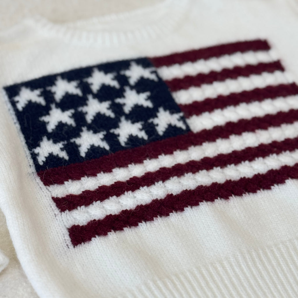 American Flag Sweater