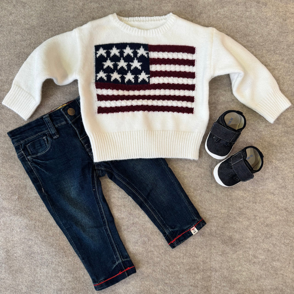 American Flag Sweater