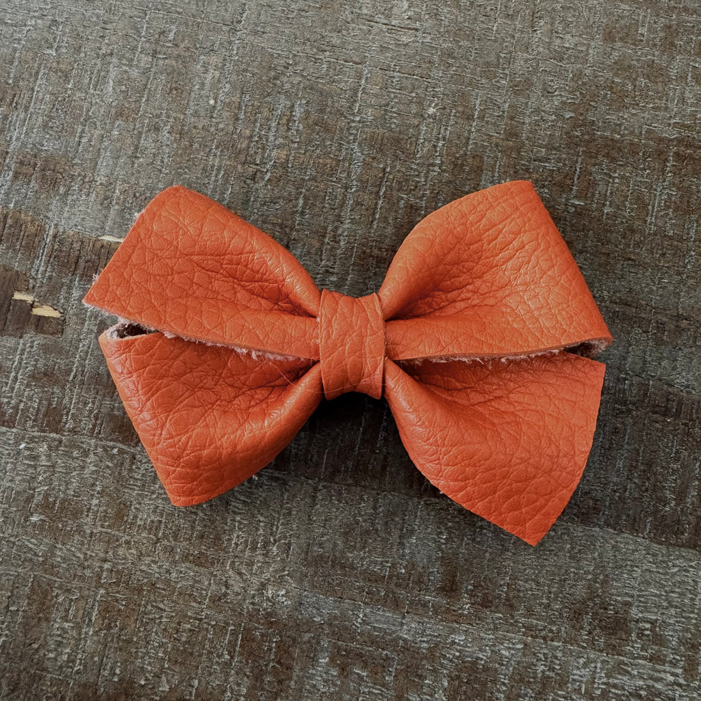 Pleather Bows