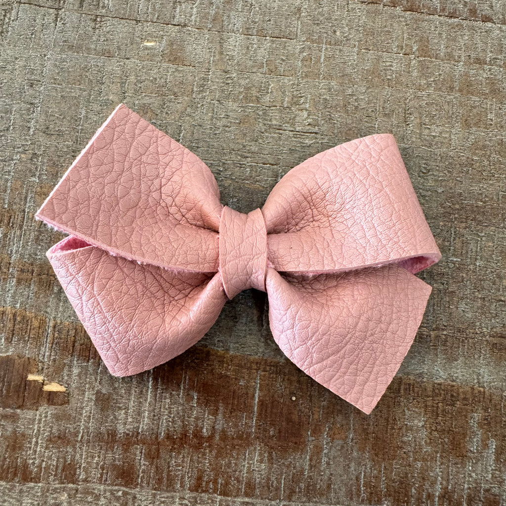 Pleather Bows