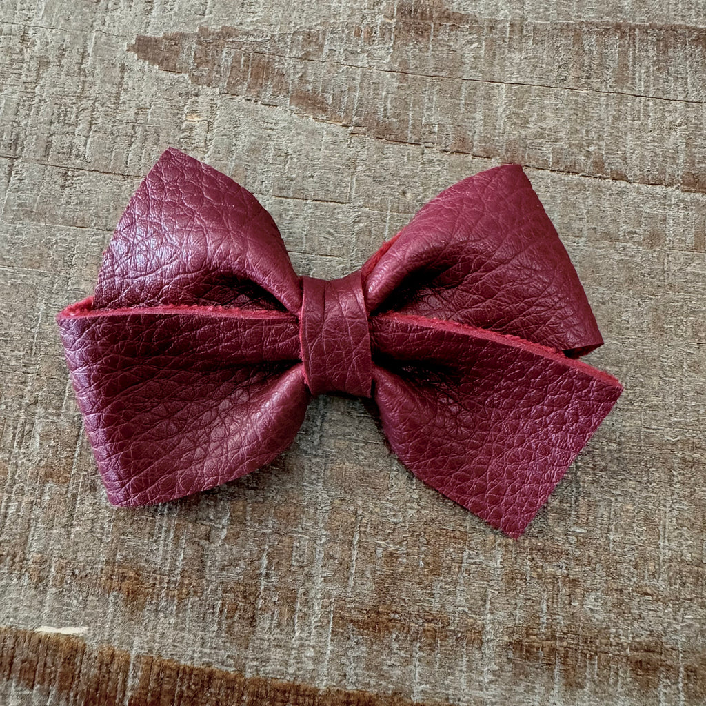 Pleather Bows