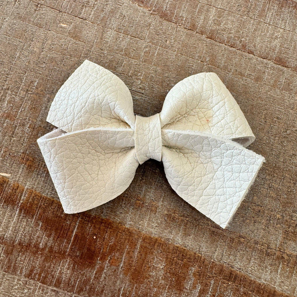 Pleather Bows