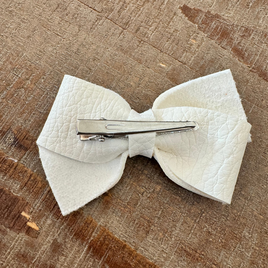 Pleather Bows