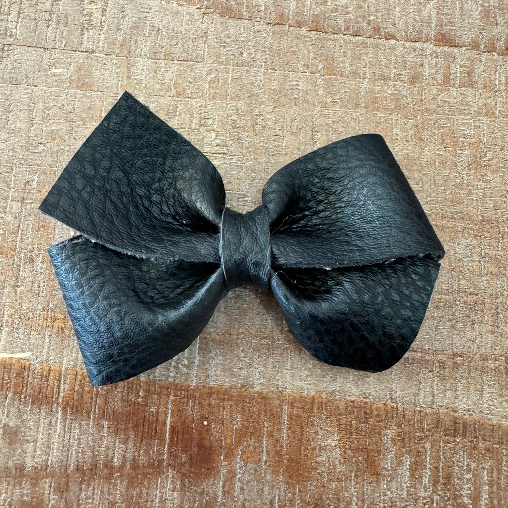 Pleather Bows