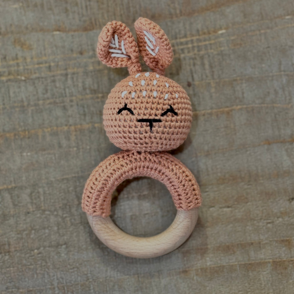 Crocheted Animal Rattle