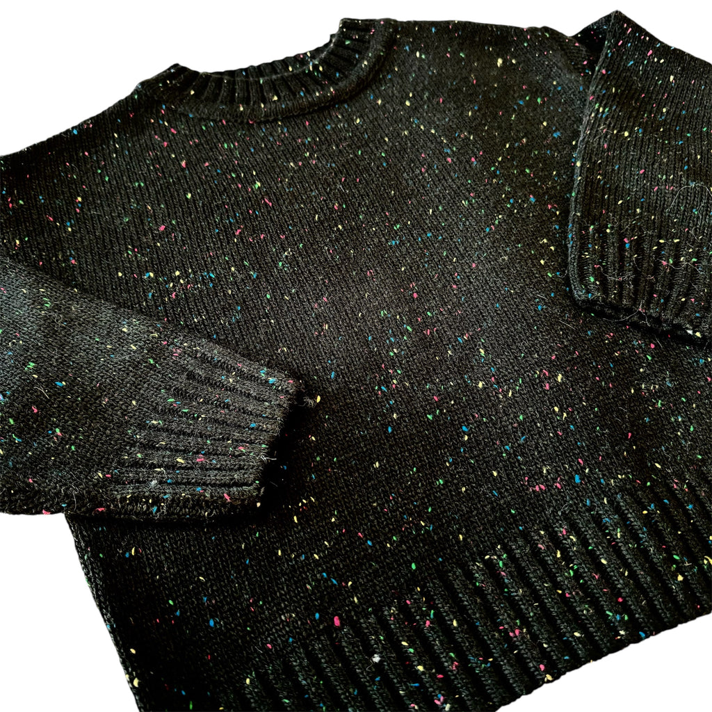 Black Flecked Sweater