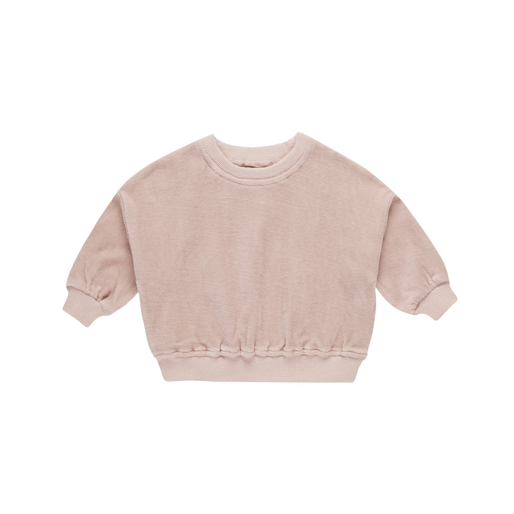 Velour Relaxed Sweatshirt