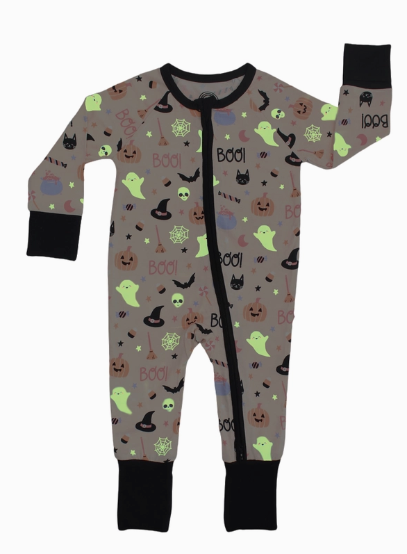 Sweet And Spooky Halloween Baby Pajamas