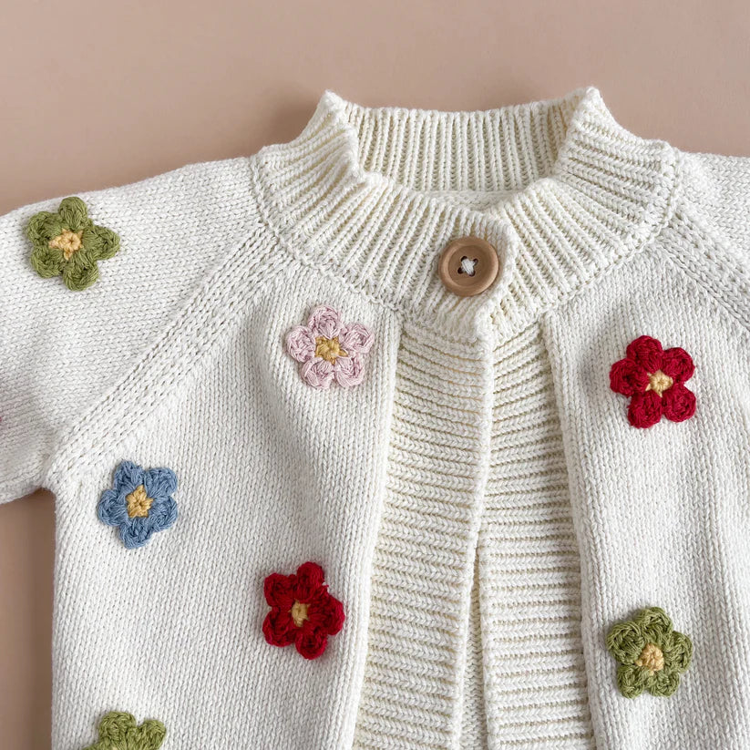 Cotton Flower Cardigan