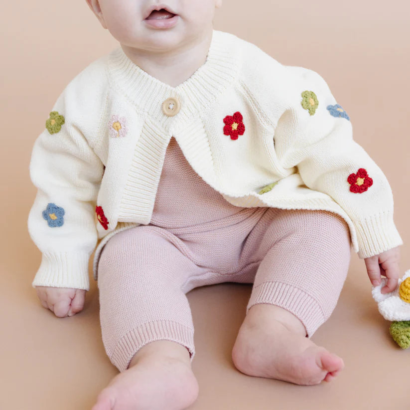 Cotton Flower Cardigan